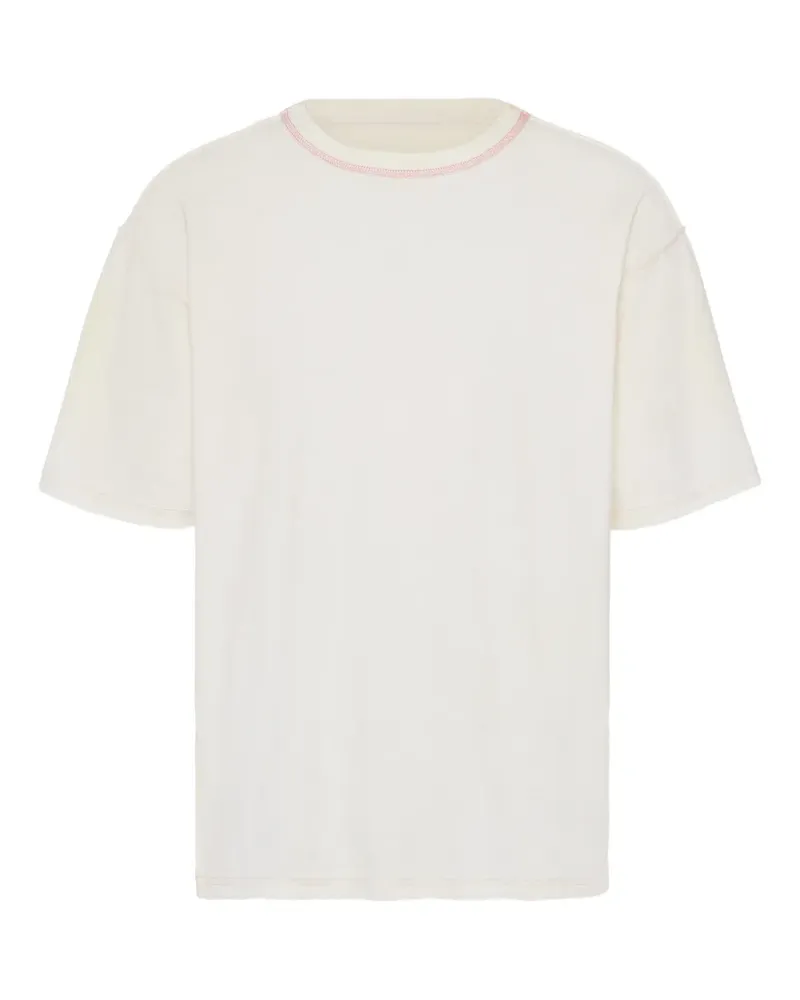 Maison Margiela T-Shirt mit Nahtdetail - Nude Nude