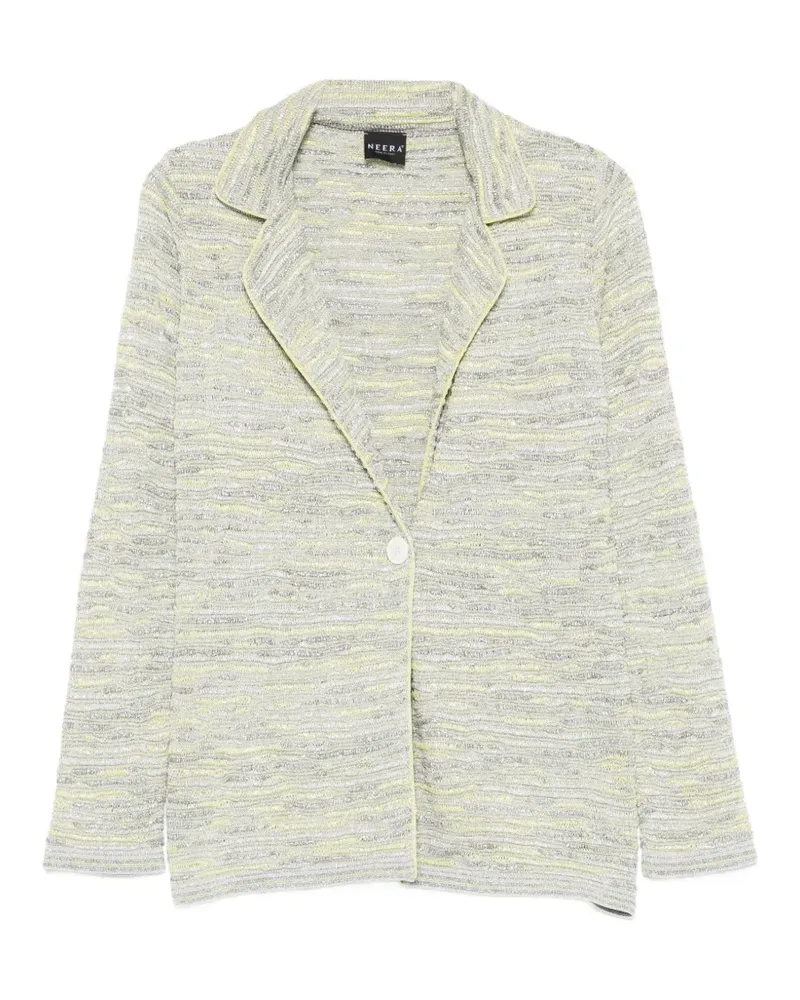 NEERA bouclé lurex blazer - Grau Grau