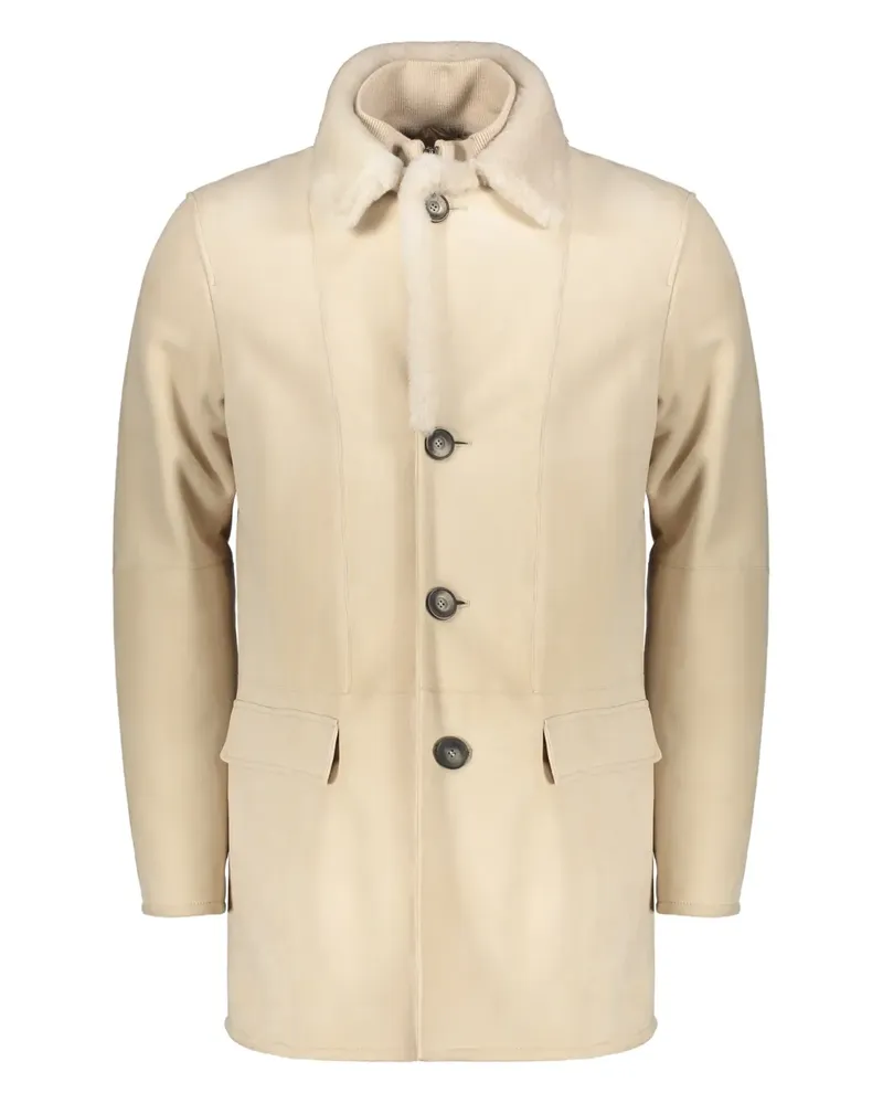 Herno buttoned coat - Nude Nude
