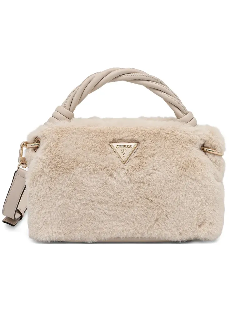 Guess Shaida Tote Bag mit Logo - Nude Nude