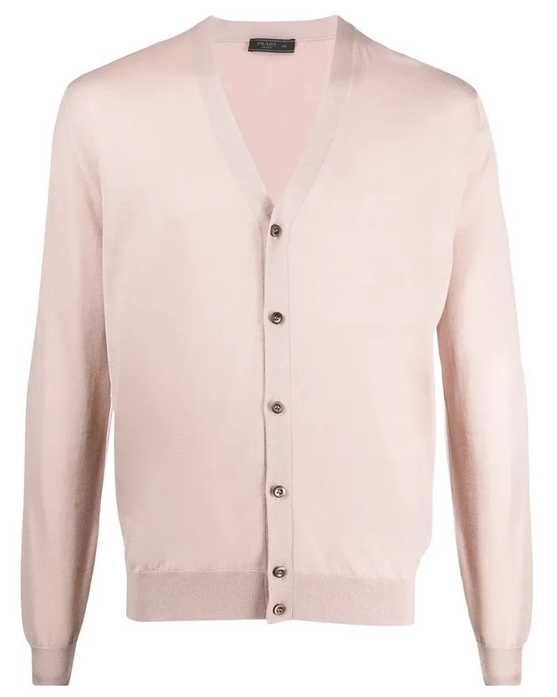 Prada Geknöpfter Cardigan - Rosa Rosa