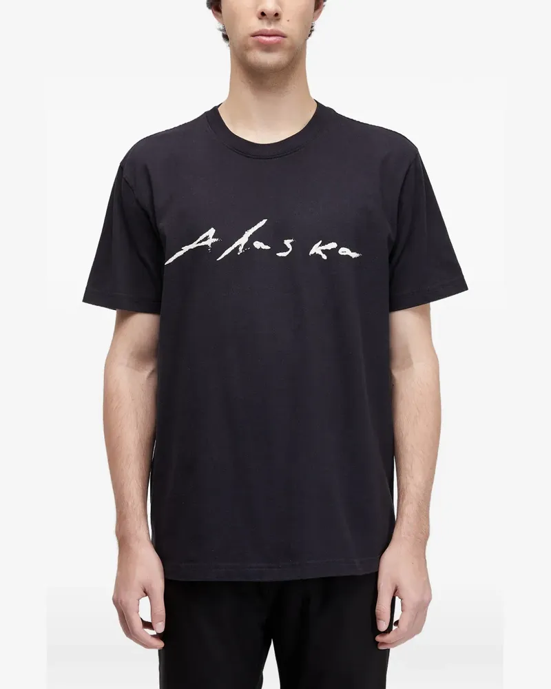 Osklen Schwarzes T-Shirt Schwarz