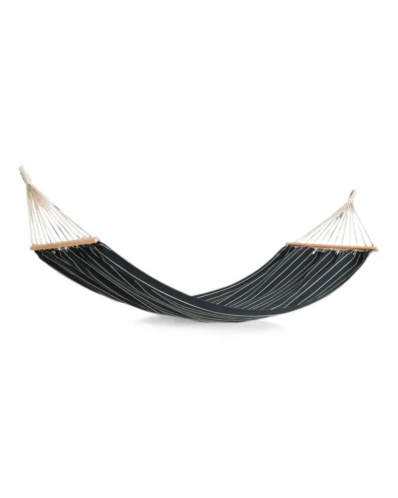Hay striped-pattern hammock - Schwarz Schwarz