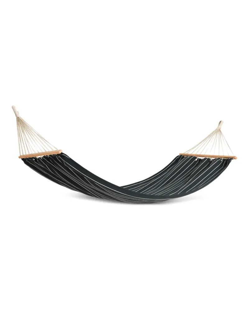 Hay striped-pattern hammock - Schwarz Schwarz