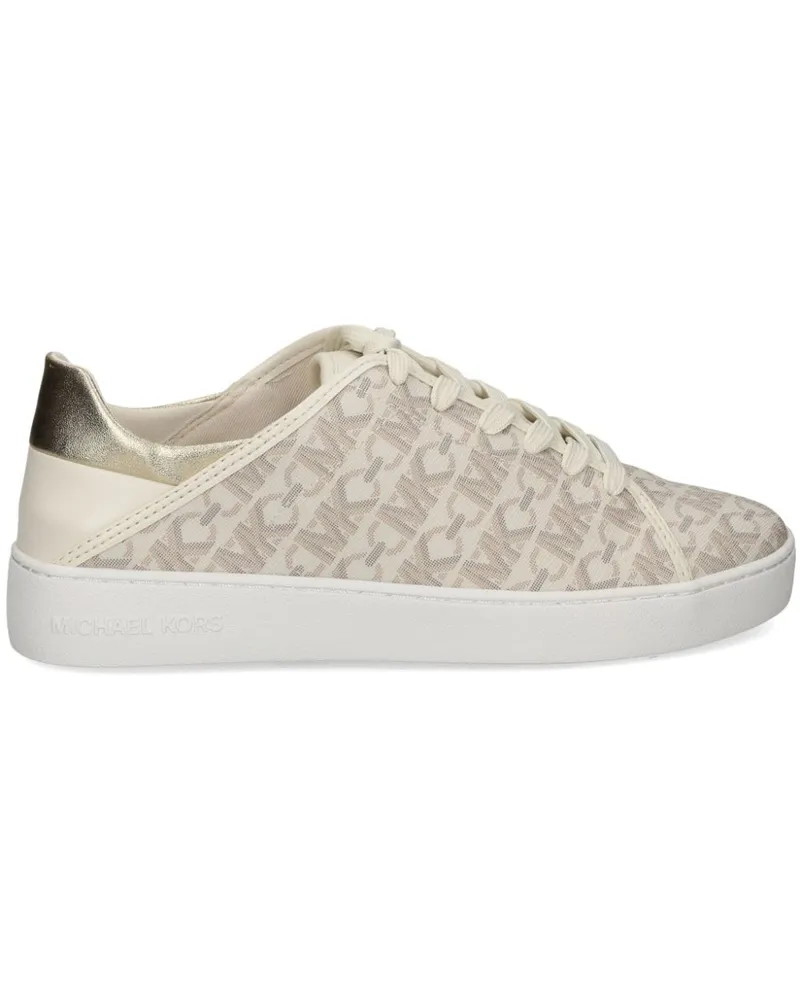 Michael Kors Keaton Sneakers mit Monogrammmuster - Nude Nude