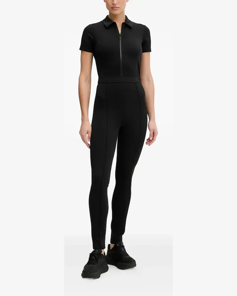 Guess Annie short sleeve jumpsuit - Schwarz Schwarz