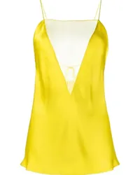 Stella McCartney Camisole-Top aus Seide Gelb