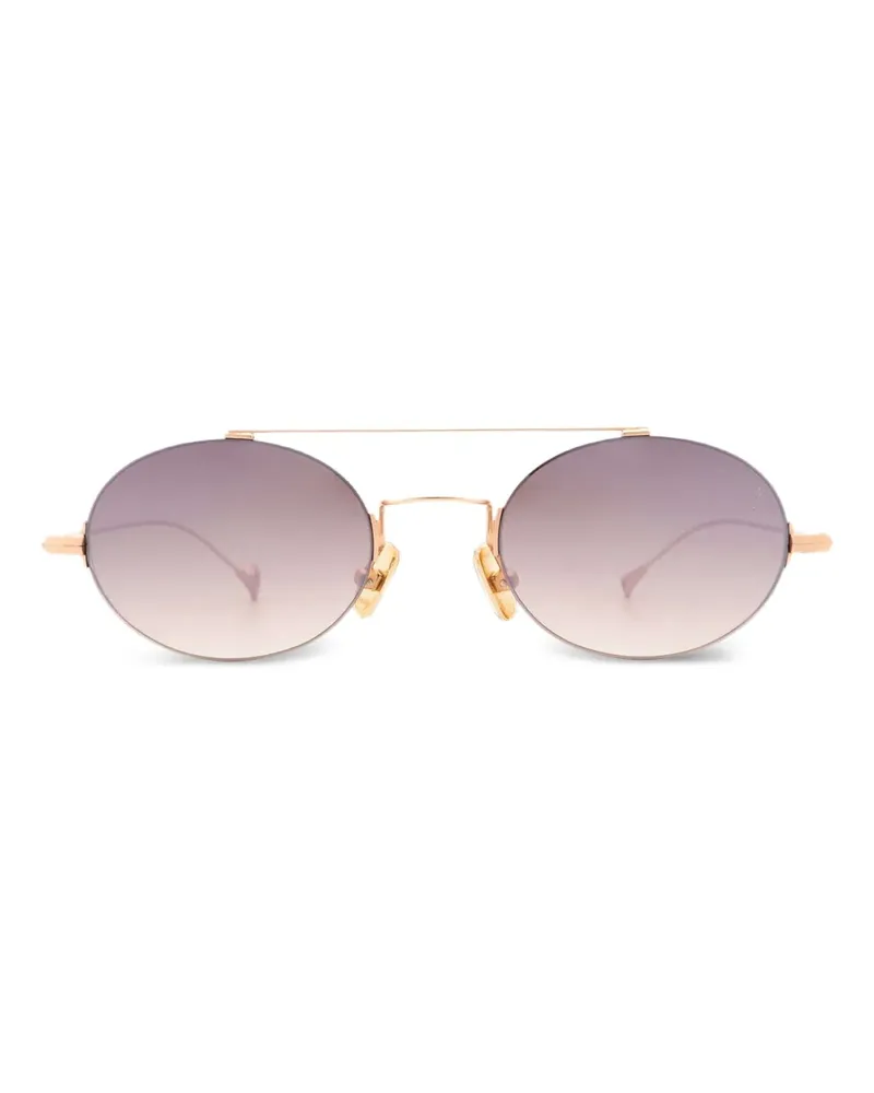 Eyepetizer Celine Sonnenbrille mit ovalem Gestell - Gold Gold