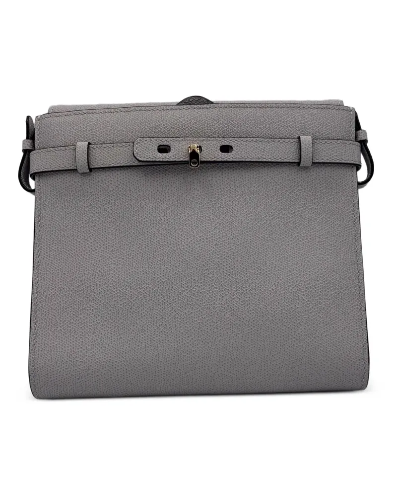 Valextra Brera B-Tracollina cross body bag - Grau Grau