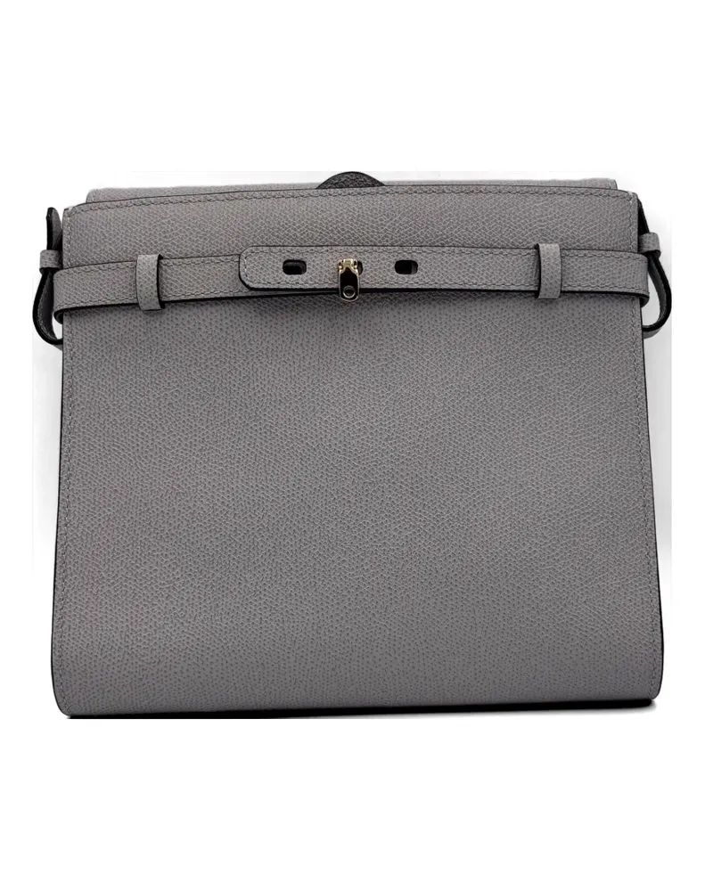 Valextra Brera B-Tracollina cross body bag - Grau Grau