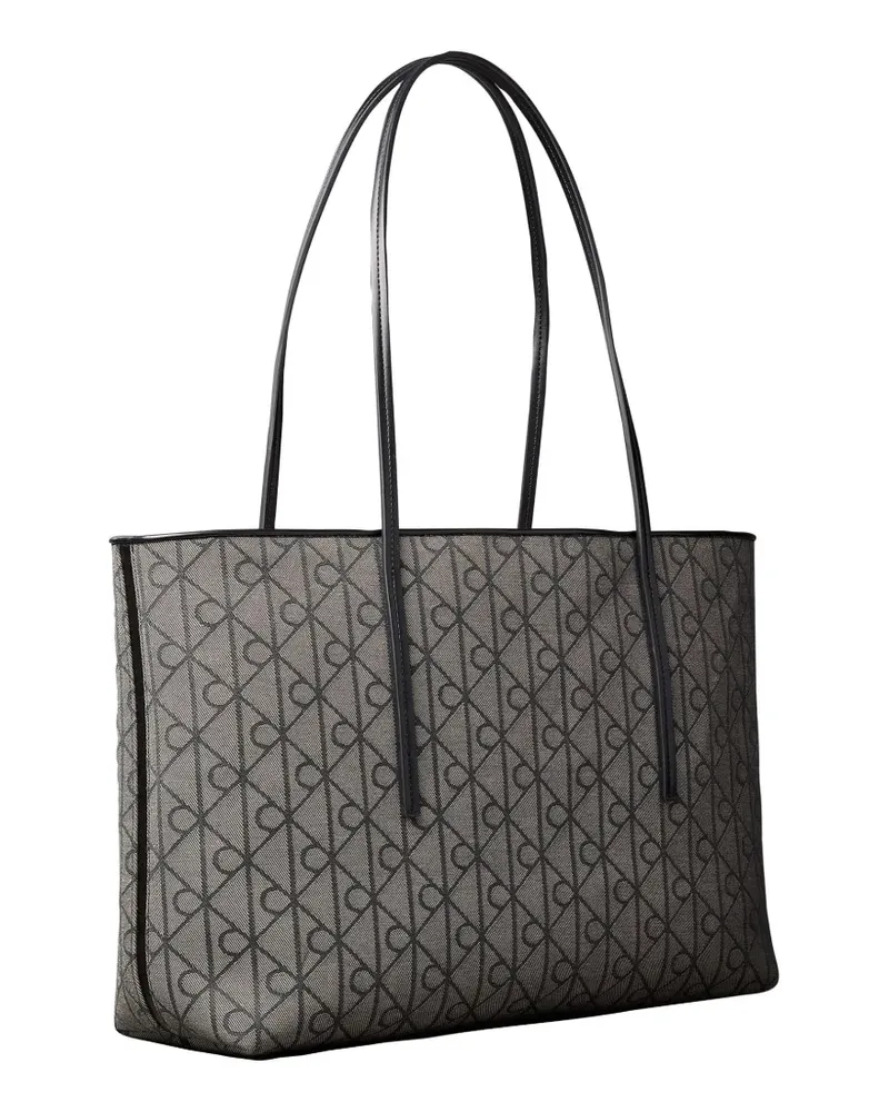 Calvin Klein monogram-print tote bag - Nude Nude