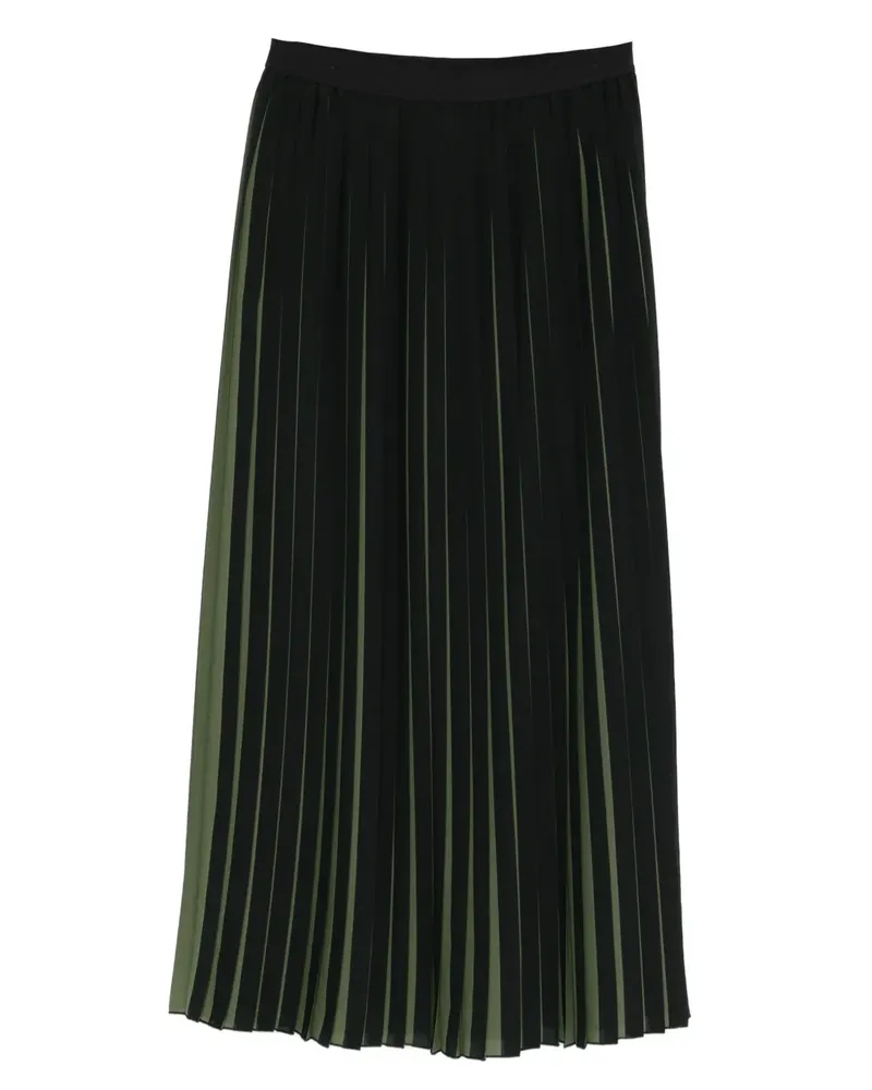 Max Mara Rock mit Falten - Grün Grün