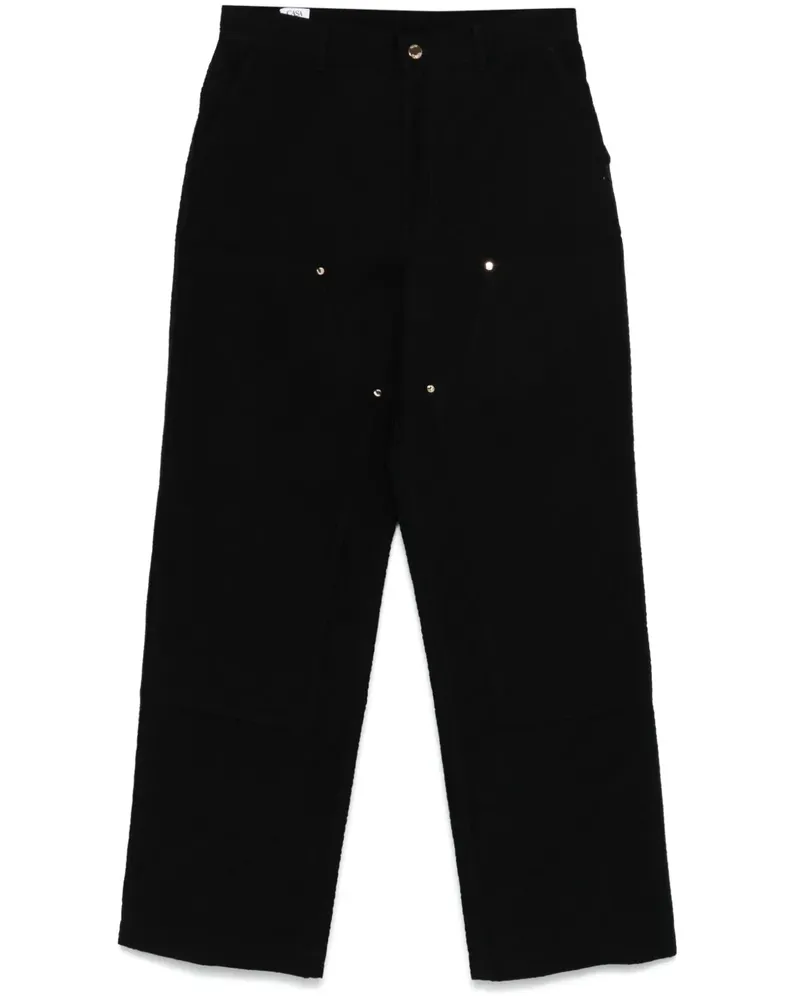 Casablanca Paris Cargohose mit Jacquardmuster - Schwarz Schwarz
