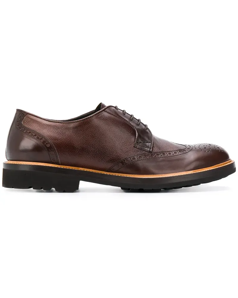 Dell'oglio Derby-Schuhe mit Schnürung - Braun Braun