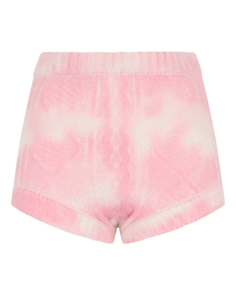 Valentino Garavani Gestrickte Shorts - Rosa Rosa