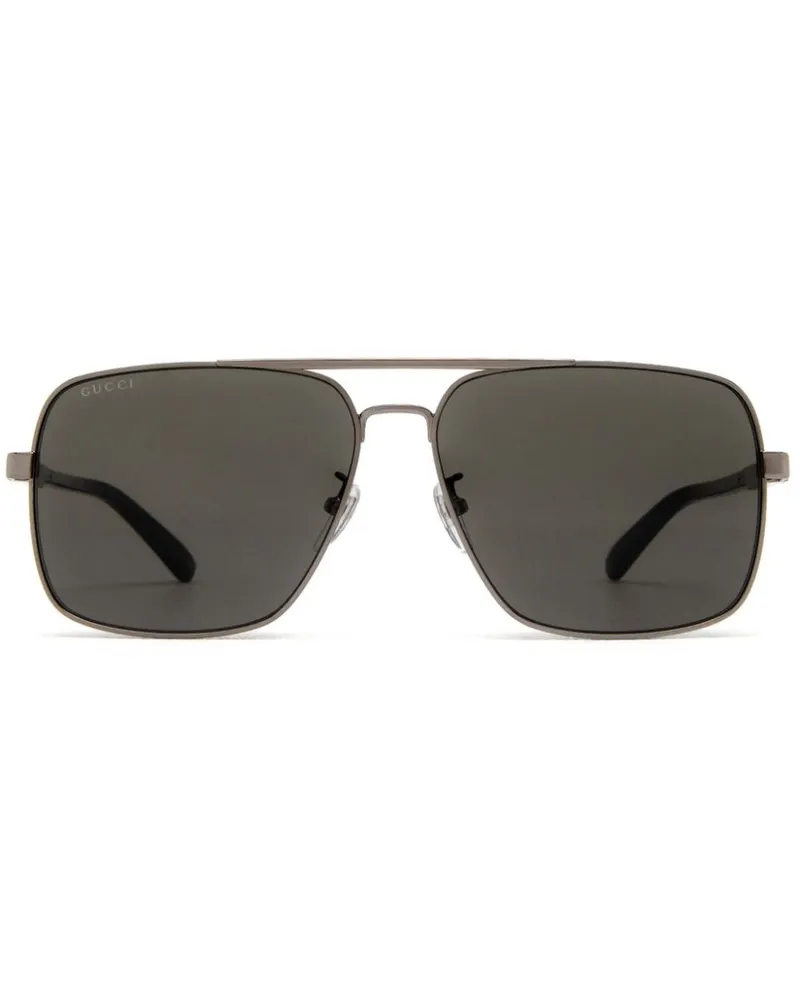 Gucci Getönte Pilotenbrille - Silber Silber