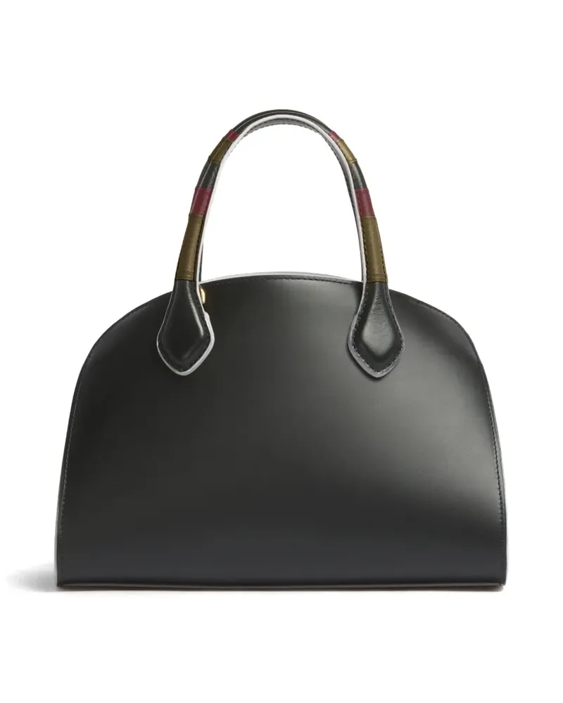 Marni Mini Tasche mit Kontrastborten - Schwarz Schwarz