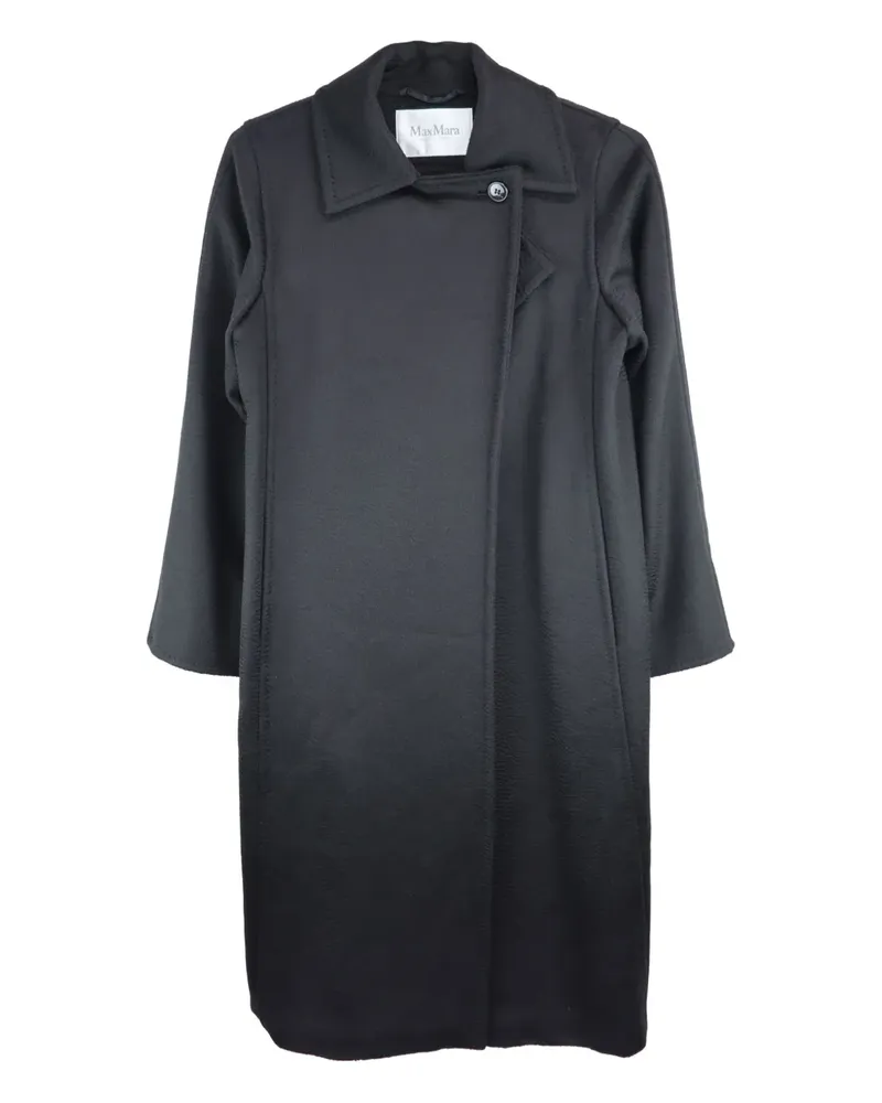 Max Mara Doppelreihiger Mantel - Schwarz Schwarz