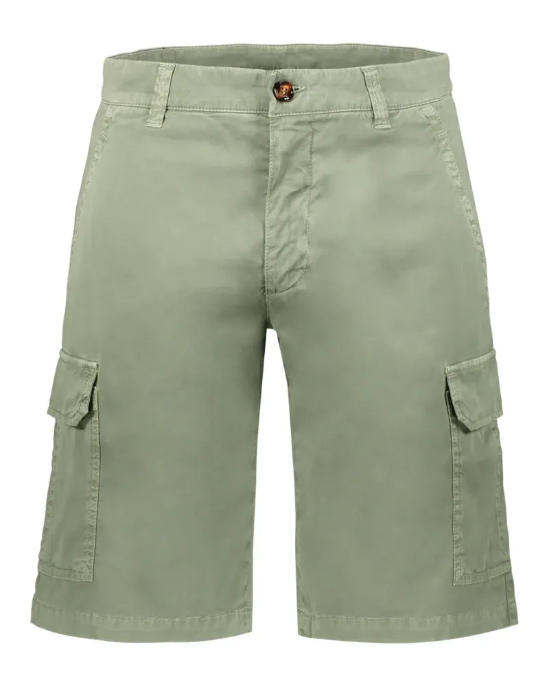 MOORER Aron Shorts mit aufgesetzten Taschen - Grün Grün