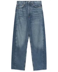 AGOLDE Mid-Rise-Jeans Blau