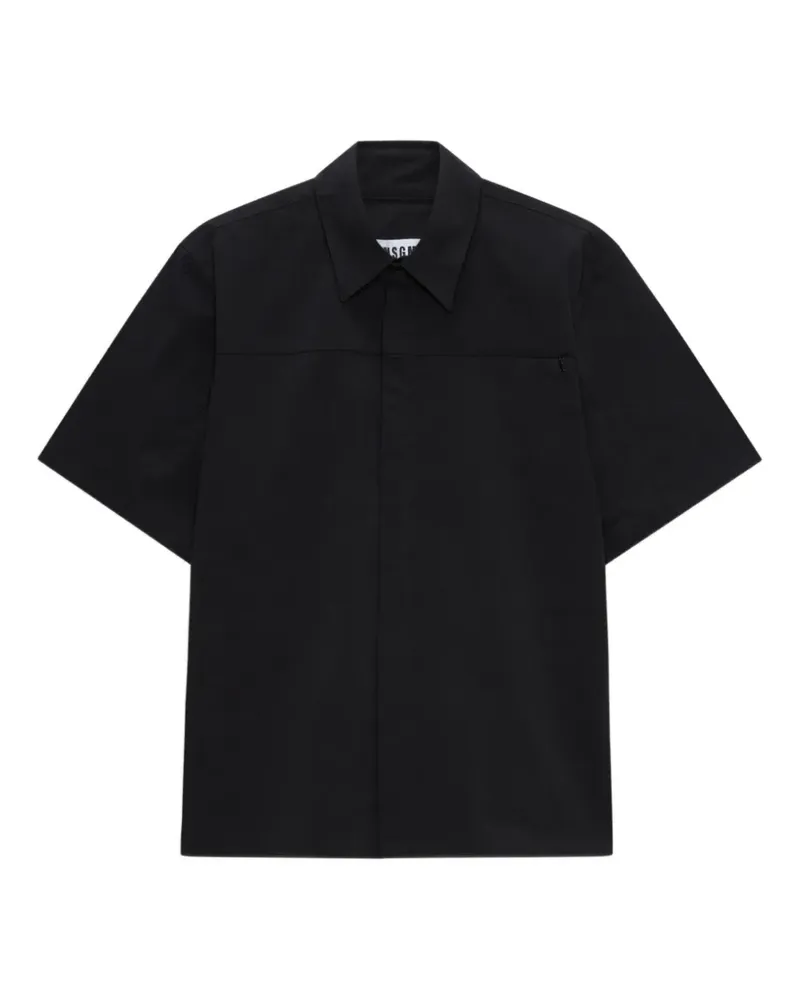 MSGM short sleeve shirt - Schwarz Schwarz
