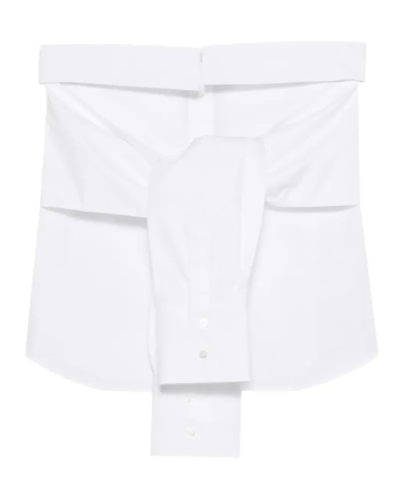 Giuseppe di Morabito knotted strapless top - Weiß Weiß