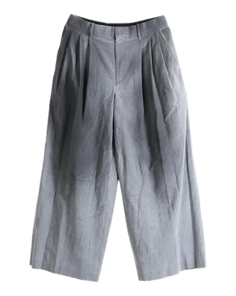 Doublet Nadelstreifenhose mit Bundfalten - Grau Grau