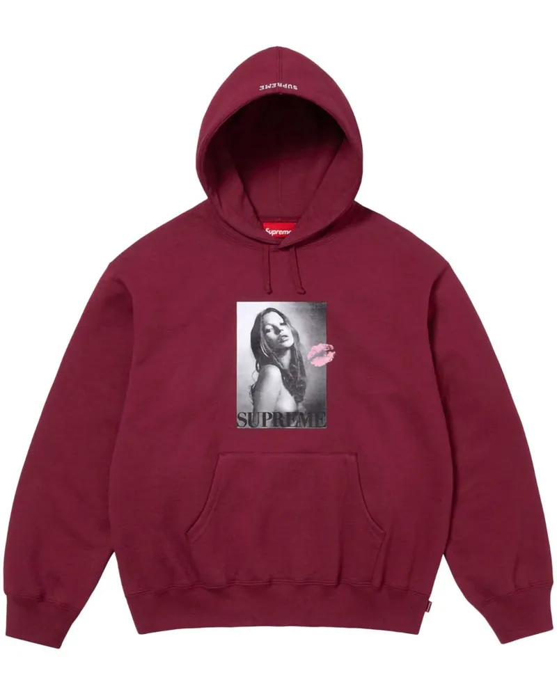 Supreme Being Kate Moss Hoodie - Rot Rot