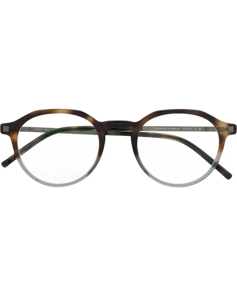 Mykita Brille mit rundem Gestell - Braun Braun