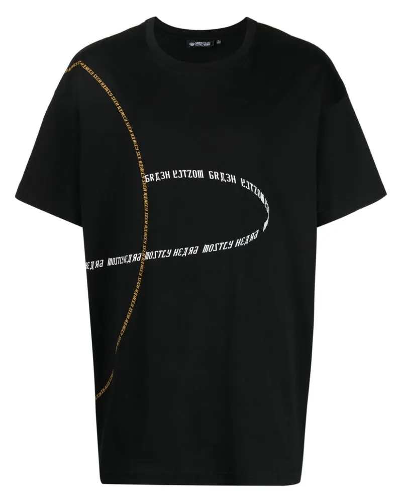 Mostly Heard Rarely Seen T-Shirt mit Logo-Print - Schwarz Schwarz