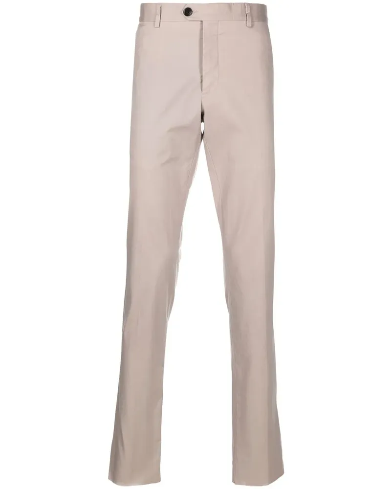 Billionaire Chino mit Logo-Stickerei - Grau Grau