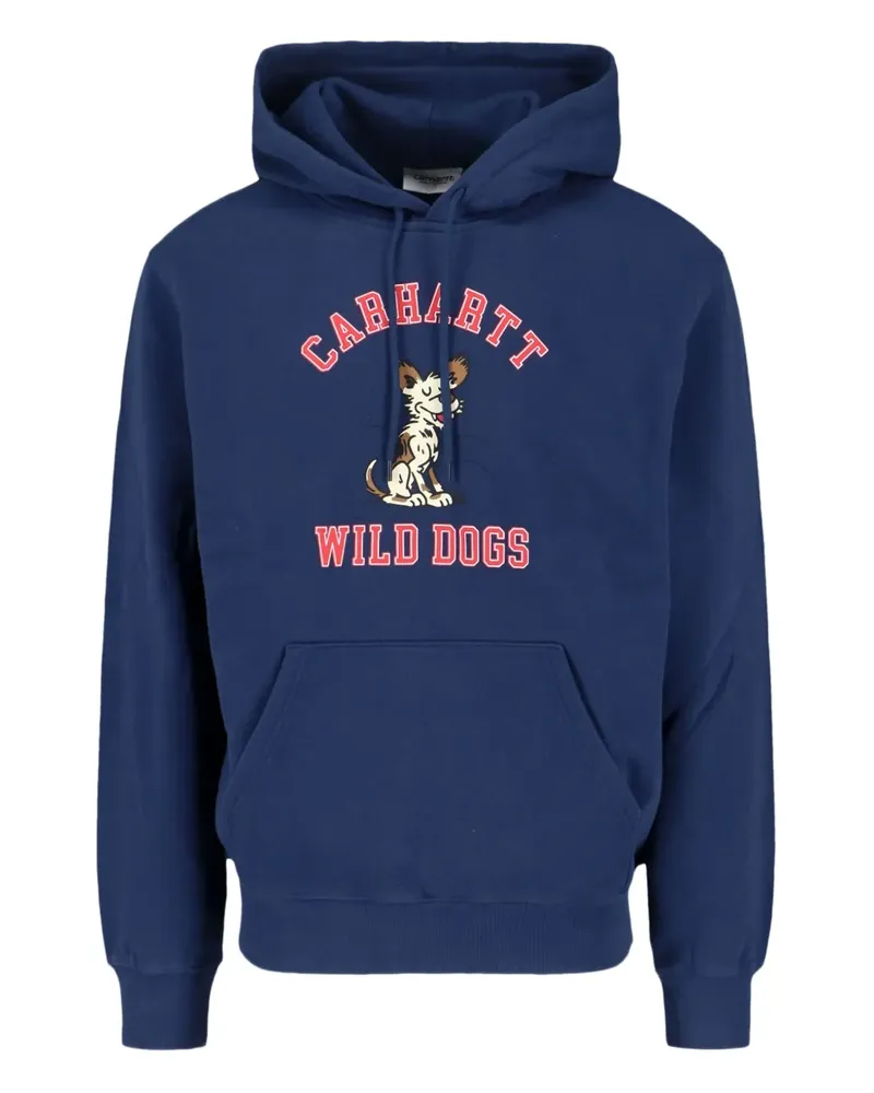 Carhartt WIP Wild Dog Hoodie - Blau Blau