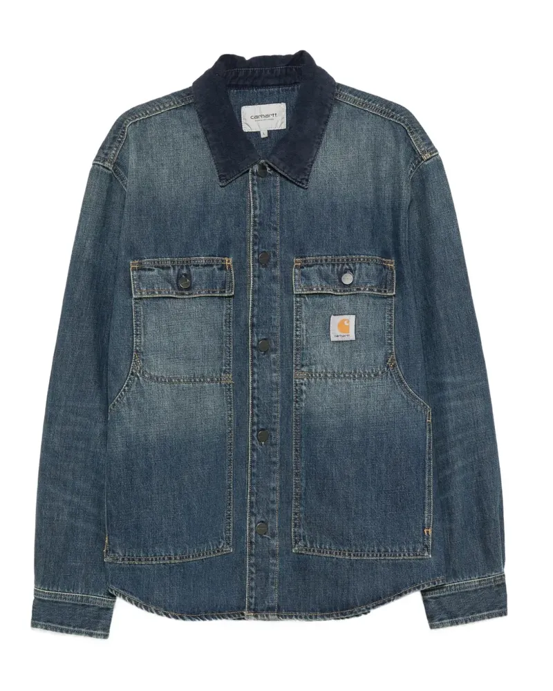 Carhartt WIP Jacke mit Logo-Patch - Blau Blau