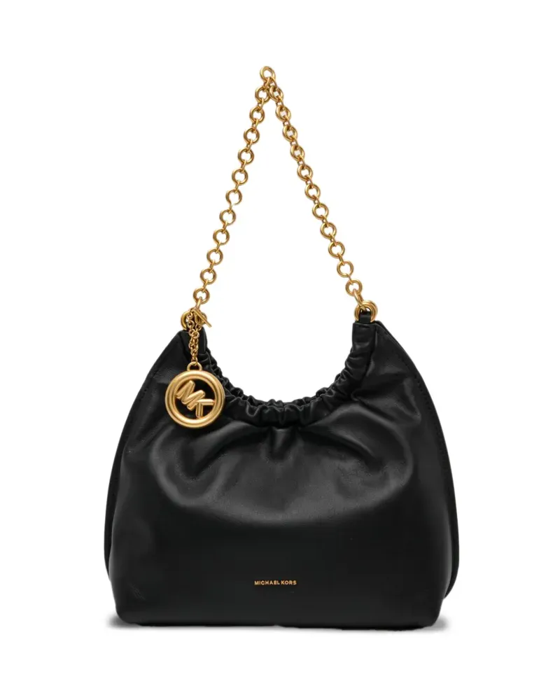 Michael Kors Mittelgroße Indie Schultertasche - Schwarz Schwarz