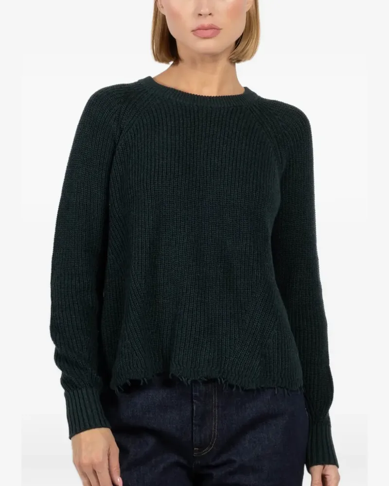 Autumn Cashmere Shaker distressed sweater - Grün Grün