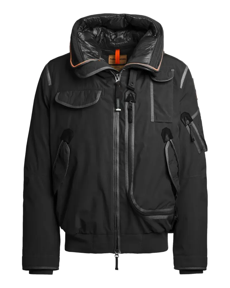 Parajumpers Gobi Bomberjacke mit Kapuze - Schwarz Schwarz