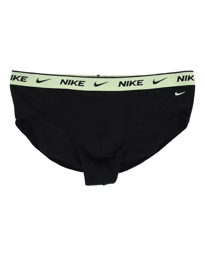 Nike logo-waistband briefs - Schwarz Schwarz