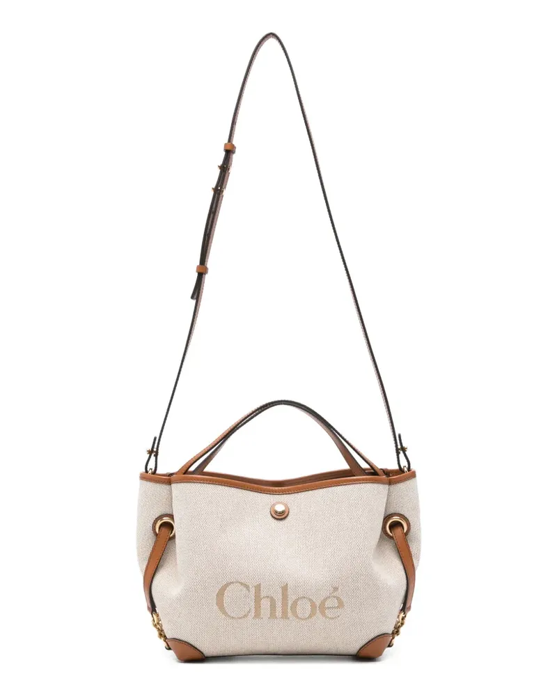 Chloé small Double Carry tote bag - Nude Nude