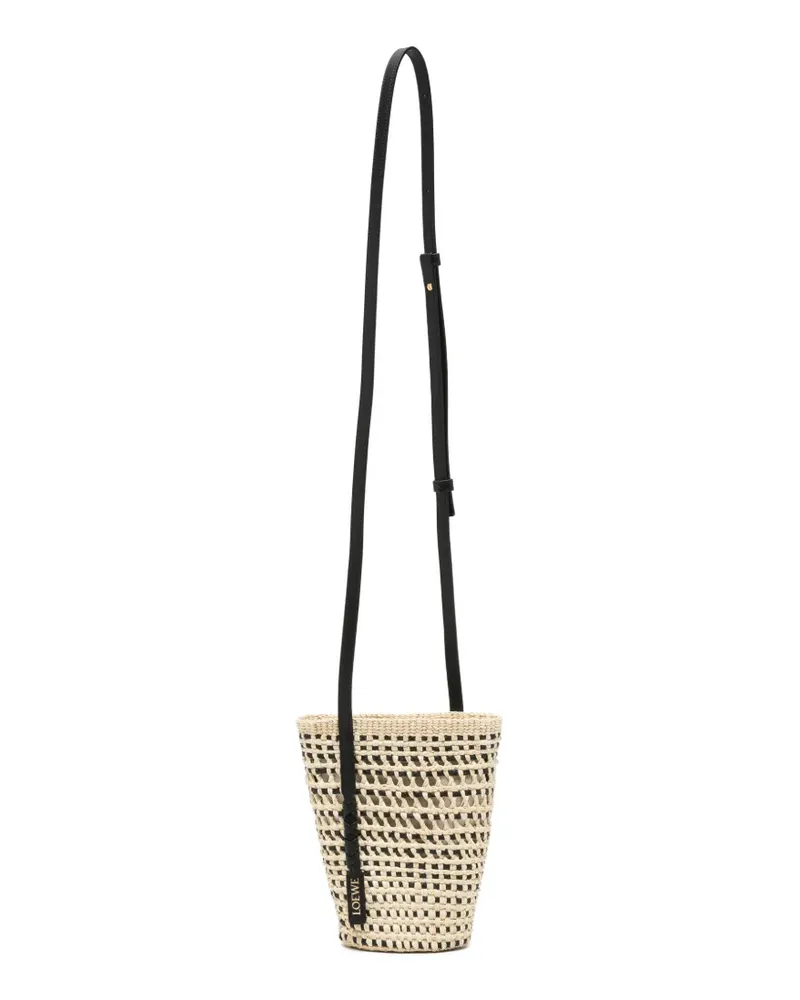 Loewe Braid woven shoulder bag - Nude Nude
