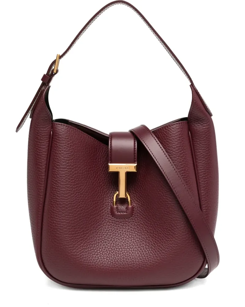 Tom Ford Tara Schultertasche aus Leder - Rot Rot