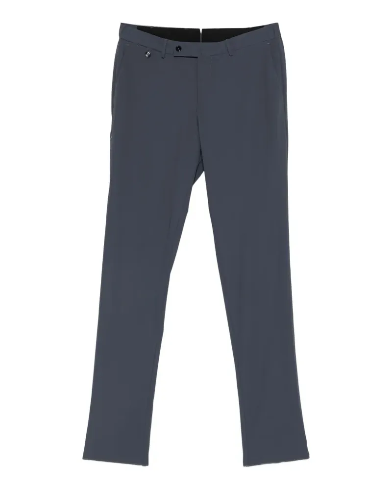 PT TORINO logo-plaque tailored trousers - Blau Blau