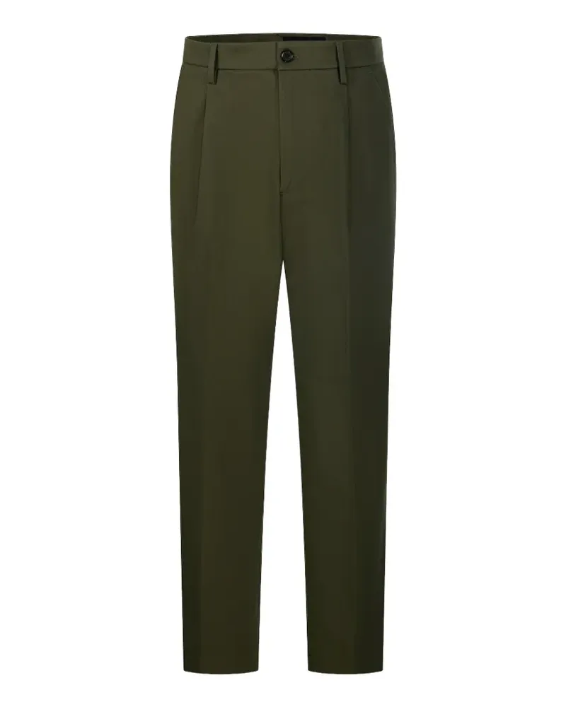 Department 5 Straight-Leg-Hose mit Falten - Grün Grün