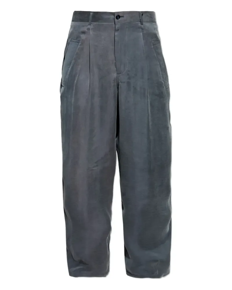Giorgio Armani Plissierte Hose - Grau Grau