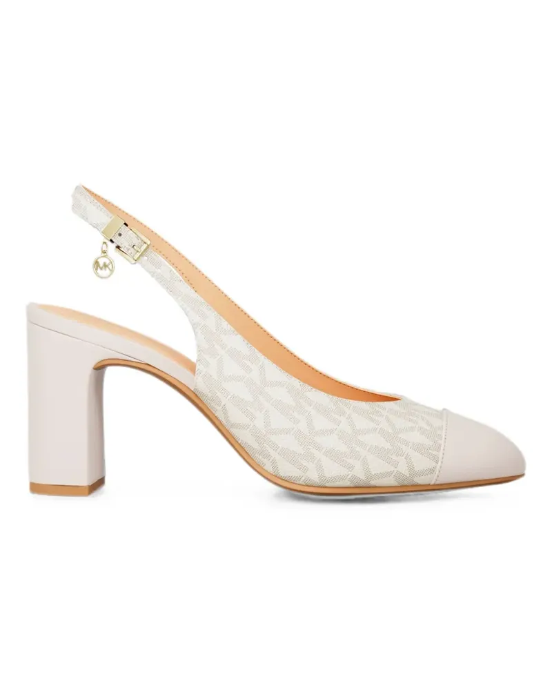 Michael Kors Piper Flex Pumps mit Logo - Weiß Weiß