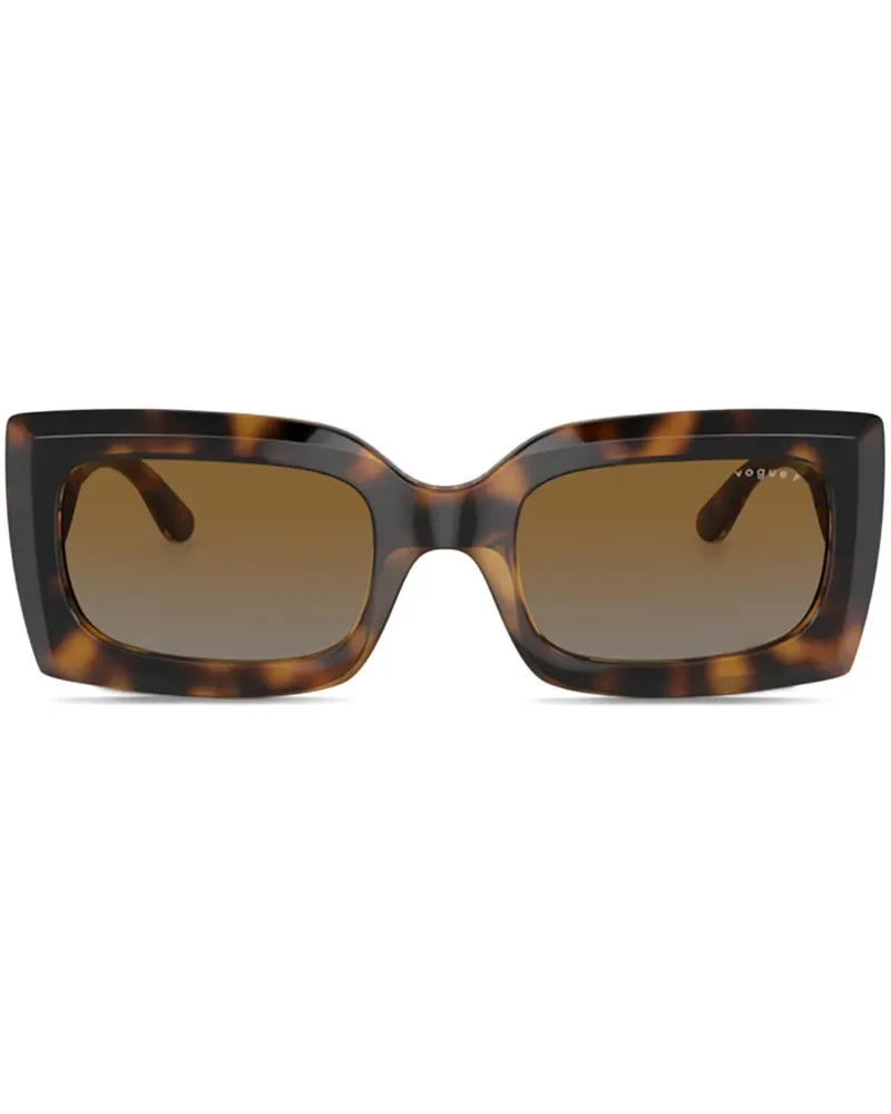 Vogue Sonnenbrille mit eckigem Gestell - Braun Braun