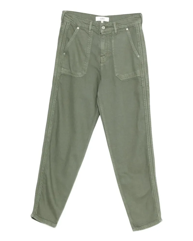 ba&sh Cali patch-pocket trousers - Blau Blau