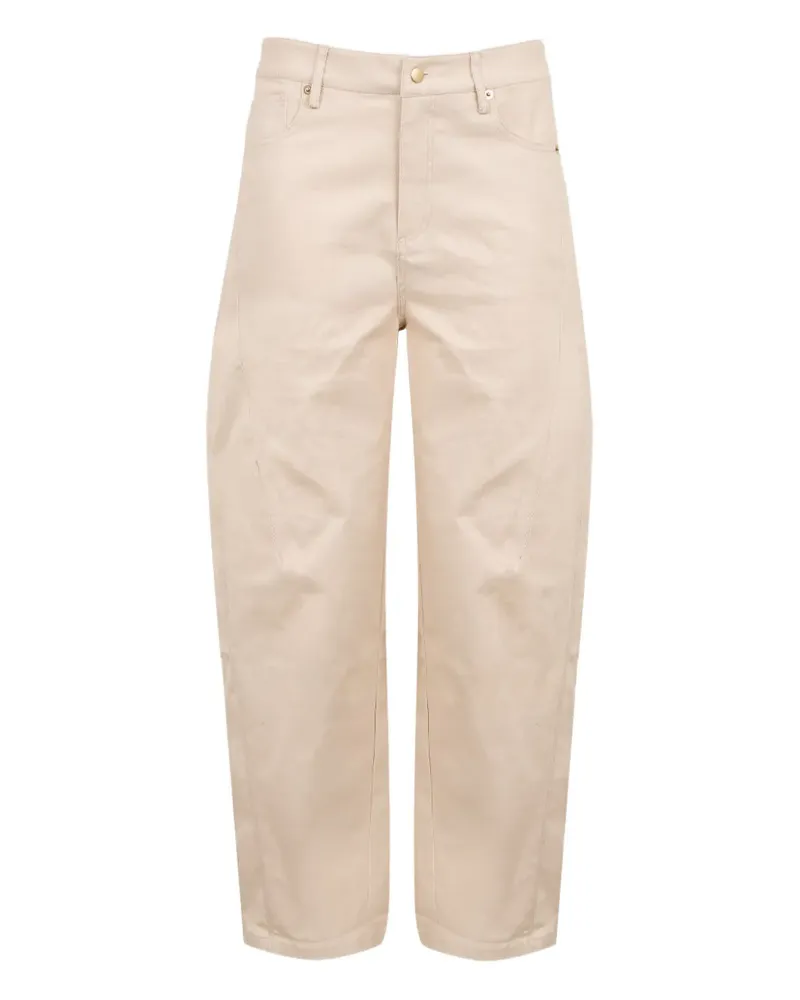 Clea Elodie embroidered trousers - Nude Nude