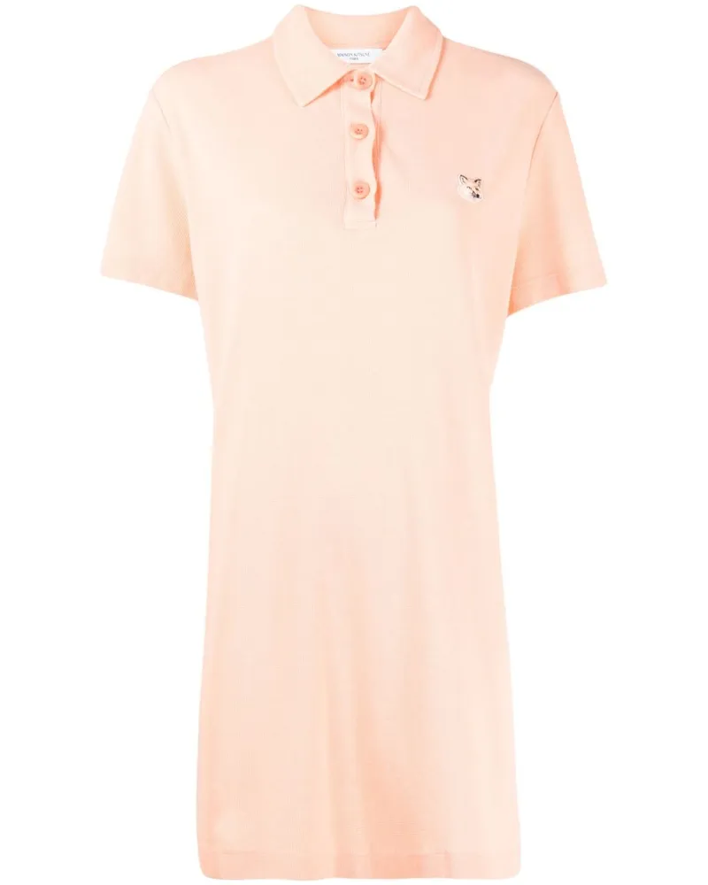 Kitsuné Kleid mit Logo-Stickerei - Rosa Rosa