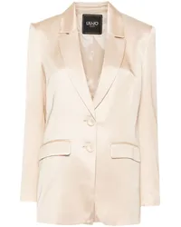 Liu Jo Blazer aus Satin Nude