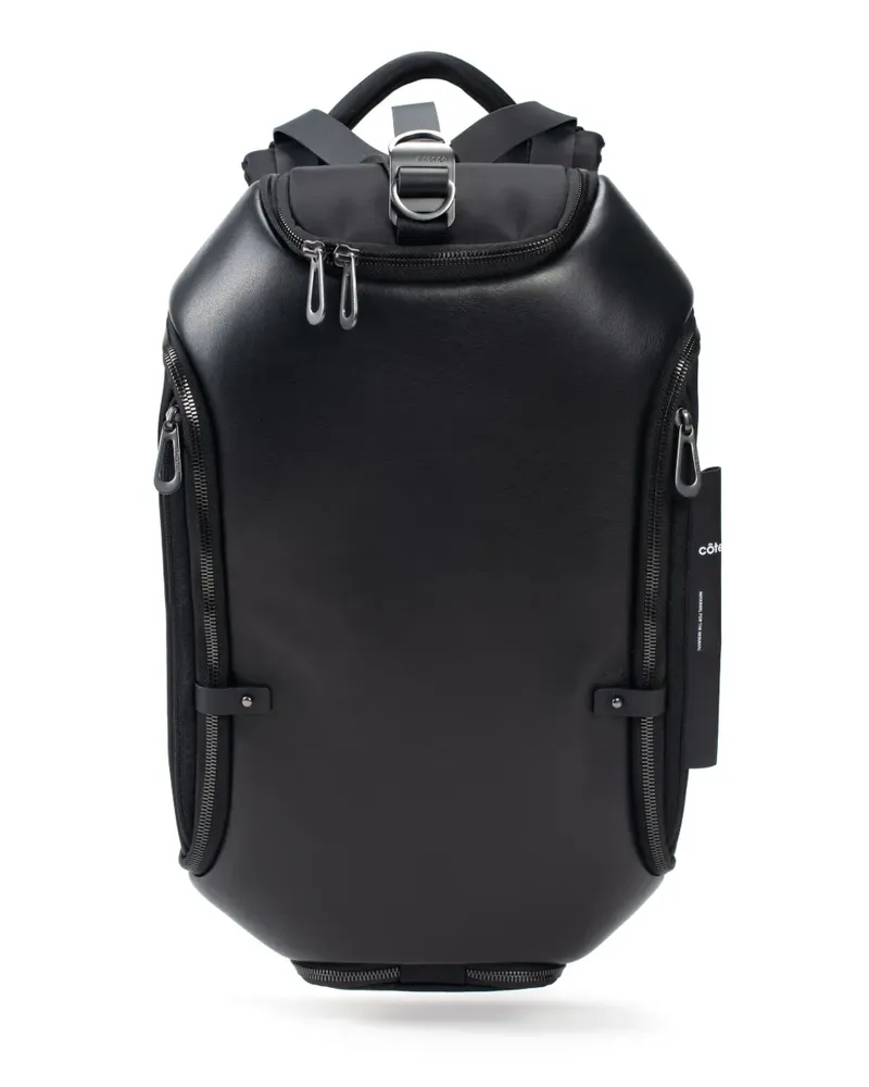 COTEetCIEL Avon Rucksack aus Leder - Schwarz Schwarz